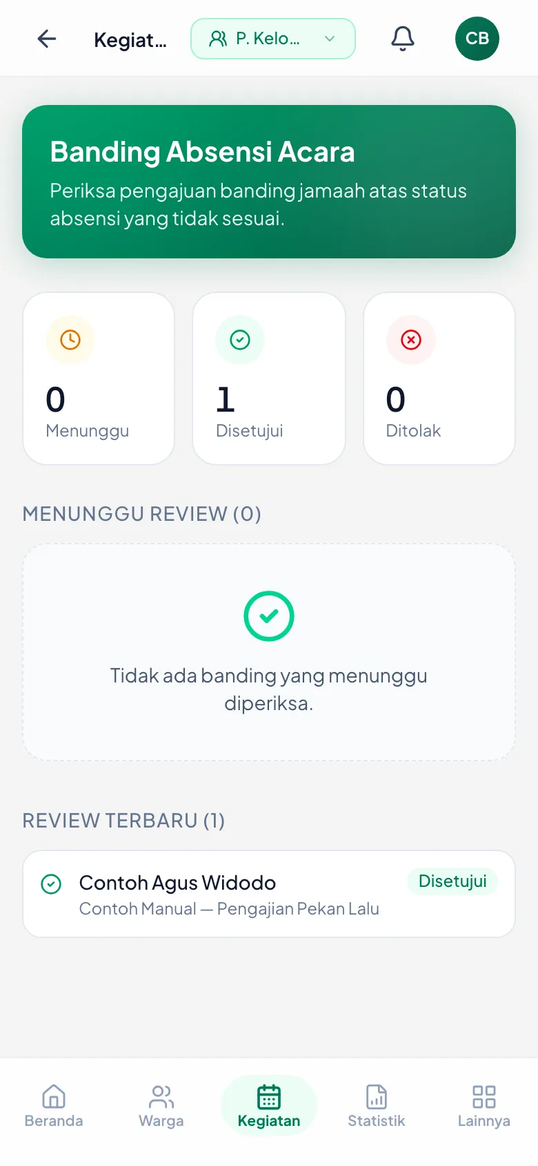 Menunggu kembali 0, hasil keputusannya pindah ke Review Terbaru.