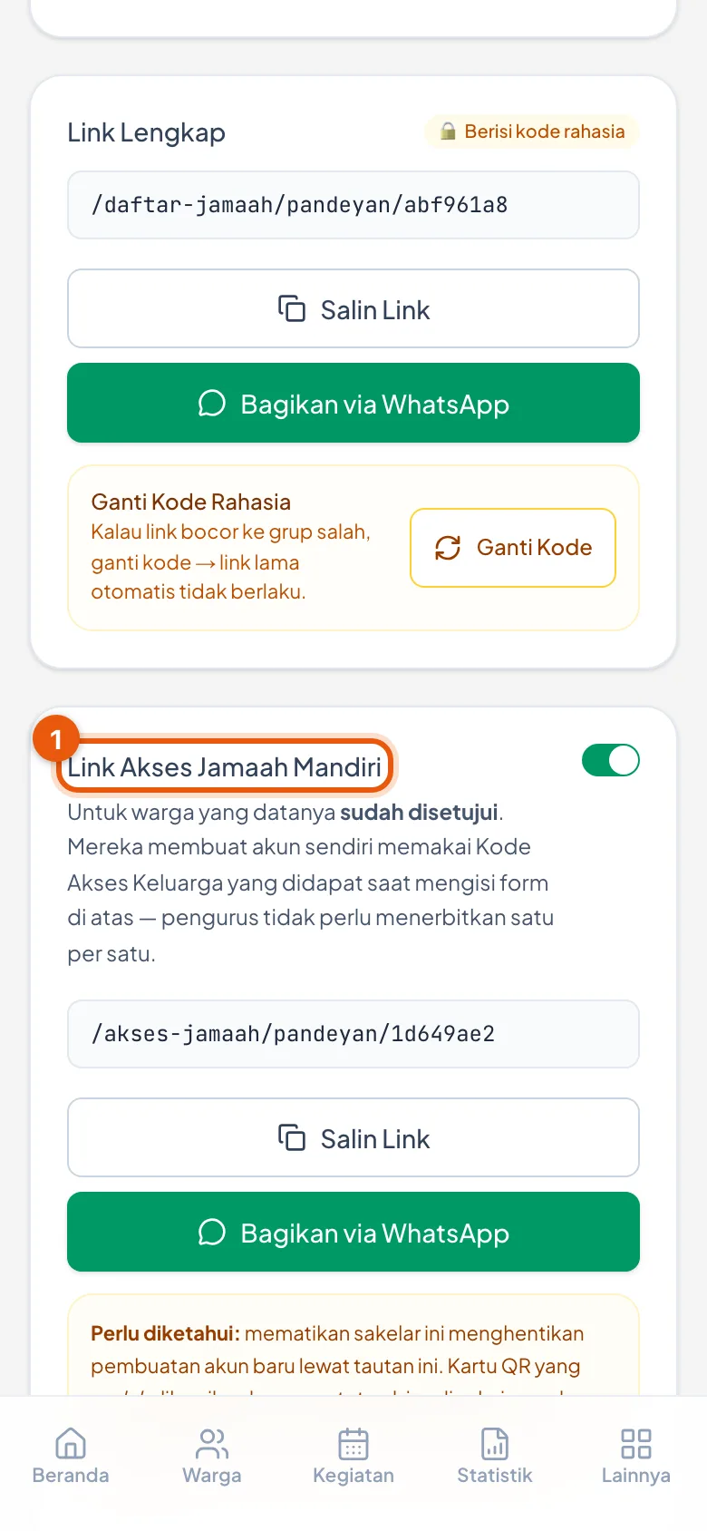 Keterangannya tertulis di layar supaya tidak perlu dihafal.